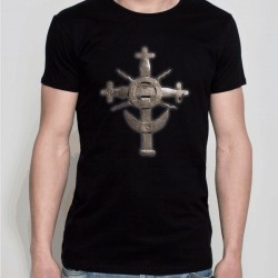 koszulka czarna krzyż z podlasia