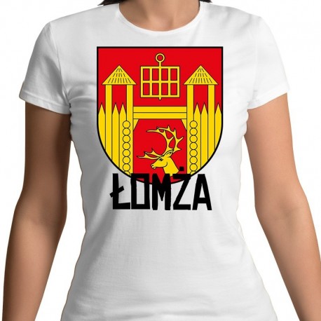 koszulka damska herb gmina Łomża
