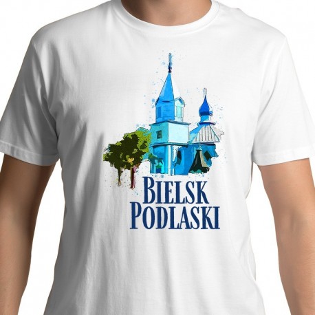 koszulka Bielsk Podlaski Cerkiew św Michała akwarela